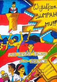 Contoh gambar mewarnai tema ramadhan kumpulan gambar mewarnai. 40 Trend Terbaru Gambar Sketsa Poster Sumpah Pemuda Tea And Lead