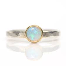 Australian Opal Stacking Ring By Ledajewelco On Etsy 125 00 Opal Stacking Ring Opal Jewelry Jewelry