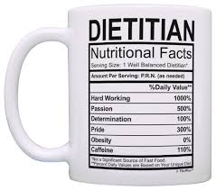 Details About Registered Dietitian Gifts For Women Dietitian Nutritional Coffee Mug Tea Cup Engineering Gifts Nurse Appreciation Gifts Nutrition Facts