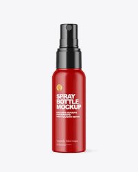 Download Matte Spray Bottle Mockup Yellow Author
