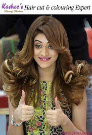 Kashees Latest Haircutting And Hair Coloring Beautiful Bridal Makeup Elegant Wedding Hair Hair Extensions Prices