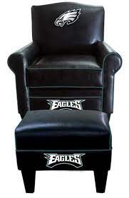 Philadelphia Eagles Nfl Leather Game Time Chair And Ottoman Dallas Cowboys Dallas Cowboys Game Time Cowboys