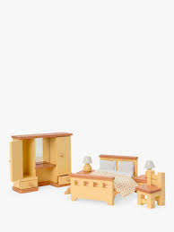 They look good in bedrooms too. John Lewis Partners Wooden Doll S House Bedroom Furniture At John Lewis Partners