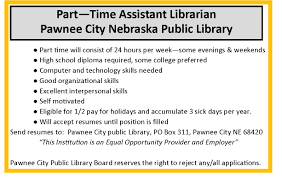 Pawnee City Public Library Pawnee City Public Library