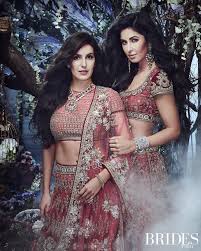 April 2018 Taruntahiliani On Instagram The Kaif Sisters Look Elegant And Poised In Their First Cover Together On Katrina Zardozi Details On A Hand Embro
