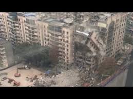 Miami emergency services on scene as surfside building collapses video newsfeed now: Building Collapsed While Being Demolished In Central China Youtube