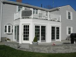 Three Season Room With Roof Deck Yelp Colonial House Exteriors Colonial House Three Season Room