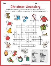 Our christmas printables are great for home and in the classroom! Fun Free Printable Crossword Puzzle Worksheet Featuring Christmas Vocabulary For Elementary School Christmas Worksheets For Young English Learners Worksheets Find Math Answers Common Core Math Grade 3 Math Play G Mathworksheet College