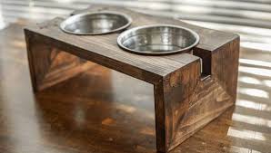 Rustic Cat Small Dog Food Bowl Stand Dog Food Stands Dog Food Bowl Stand Dog Bowl Stand