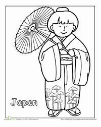 Then place them in food coloring. Japanese Traditional Clothing Worksheet Education Com Japanese Traditional Clothing Coloring Pages Japanese Traditional