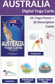 australia through yoga poses for kids