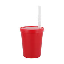 The perfect mini cup for parties, snacks and the good times. 16 Oz Plastic Stadium Cup With Lid And Straw Full Color