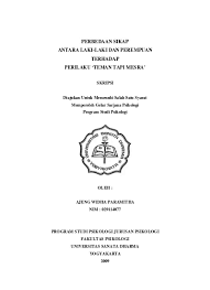 Waktu tlah berlalu semua tlah berubah tapi hati tak pernah berubah. Perbedaan Sikap Antara Laki Laki Dan Perempuan Terhadap Perilaku Teman Tapi Mesra