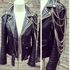 Christian Benner Jacket If U Please Would Love To Line The Collar Of A Leather Jacket In Stu Custom Leather Jackets Gothic Style Clothing Diy Leather Jacket