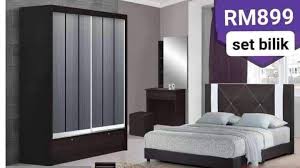 Gaya seni deco melibatkan banyak cahaya, ruang dan kebersihan, yang akan menyumbang kepada cermin di pintu kabinet, di meja persalinan, dan, tentu. Promosi November Set Bilik Kuantan Modern Furniture Facebook