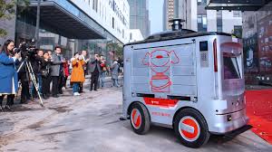 JD.com rolls out fleet of AI-equipped delivery robots - Nikkei Asia