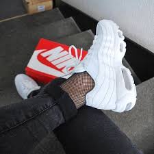 Sneakers Women Nike Air Max 95 Triple White C Katiamyrs Nike Sneakers Women Adidas Shoes Women Nike Air Max 95