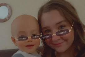 Happy Mother's Day @mia_kay_masten !!! You are an amazing mother and it's a  pleasure to parent alongside you. Carter CLEARLY thinks you're the best  thing since sliced bread and I might have