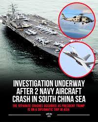 In the span of 30 minutes, two U.S. Navy aircraft crashed in separate  incidents in the South China Sea. This happened amid President Donald  Trump's diplomatic trip to Asia, with the president