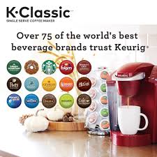 Keurig ® starter kit 50% off coffee maker: Keurig K Classic Single Serve K Cup Pod Coffee Maker Rhubarb Walmart Com Walmart Com