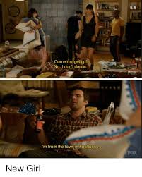 Bacon on the dance floor. Come On Get Up No I Don T Dance M From The Town In Footloose Fox New Girl I Don T Dance Meme On Me Me