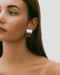 Silver earrings