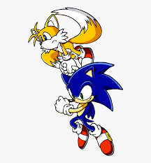 Pretty much everyone from sonic's world except for sonic, knuckles, rouge, and shadow. Sonic And Tails Flying Hd Png Download Kindpng