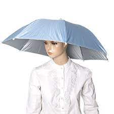 Robot Check Fishing Umbrella Umbrella Blue Umbrella