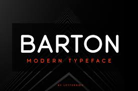 Barton Font By Lettersiro Co Creative Fabrica Modern Typeface Strong Font Modern Branding