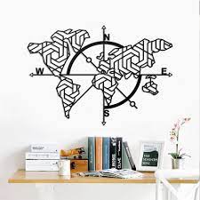 Xl Metal World Map I Big World Map Metal Wall Decor Carte Du Monde Metal Art Steel Decoracion De Pared De Metal Decoracion De Pared 3d Decoracion De Pared
