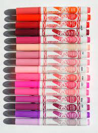 Jenny S Collection Of Crayola Crayons Markers Colored Pencils And Other Art Supplies Also Ideas For Diy Projects Presch Crayola Markers Crayola Pretty Pens