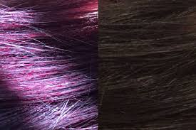 Always do a strand test before coloring to ensure you'll be happy with the outcome and you can adjust your mix if necessary! Manic Panic Purple Haze On Dark Hair In The Sunlight Vs Not In Sunlight Manic Panic Purple Haze Purple Hair Manic Panic Hair