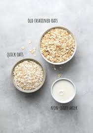 Vanilla almond overnight oatmeal with blueberries — tastes. Healthy Overnight Oats Easy Vegan The Simple Veganista