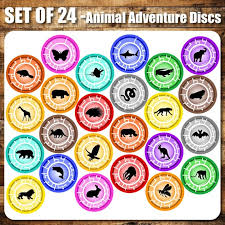 Wild kratts coloring pages 650 433 wild kratts coloring pages. 24 Set Animal Adventure Discs Inspired 4 Printable Etsy