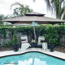 Get free shipping on qualified rectangular patio umbrellas or buy online pick up in store today in the outdoors department. 9 By 12 Feet Rectangular Offset Cantilever Umbrella With Cross Base