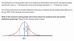 finding z score for a percentile video khan academy