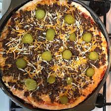 True Cheeseburger Pizza Recipe Allrecipes Beef Recipes Recipes Pizza Recipes