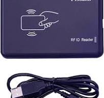 RFID Reader 125KHz - Reads Proximity Cards & EM4100 ID Card - USB Reader  Emulates Keyboard for Linux, Android, Win, iOS