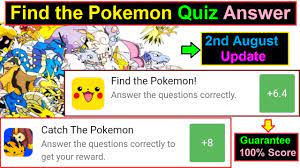 Buzzfeed editor keep up with the latest daily buzz with the buzzfeed daily newsletter! Catch The Pokemon Quiz Answers Find The Pokemon Quiz 1st August Update Videoquizhero Youtube