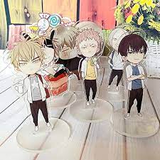 Random 3 Pack New 19 Days Mini Comic Characters Figurines Acrylic Ornaments  Mo Guan Shan Anime Around Fans Gift : Amazon.ae: Arts & Crafts