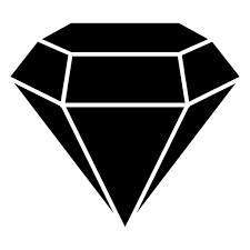 Diamond Precious Gemstone Black Icon Ad Sponsored Paid Precious Icon Black Diamond Diamond Vector Diamond Gemstones