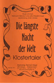 Spät in ____ nacht ging ____ kaufmann in sein hotel zurück. Die Langste Nacht Der Welt Klostertaler Big Band Noten Kaufen Im Blasmusik Shop