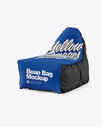Download Bean Bag Mockup In Bag Sack Mockups On Yellow Images Object Mockups PSD Mockup Templates