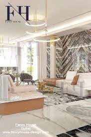 Modern Arabic Interiors For Dreamhouse In White Gold Colors The Interior Design Is Create Luxury House Interior Design Interior Design Dubai Interior Design