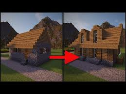 Minecraft How To Remodel A Village Part 3 Large House Youtube Maison Minecraft Idees Minecraft Minecraft