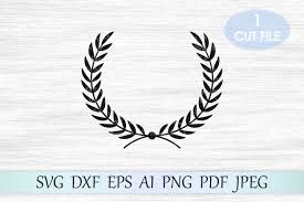 I've put together an awesome collection of my favorite svgs, designers, & crafters (including two martha stewart american made. Laurel Svg File Laurel Wreath Svg Wedding Laurel Frame 131541 Svgs Design Bundles