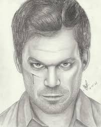 Hey everyone 🙂 just wanted to show my drawing that I've started of Dexter  Morgan 🥰