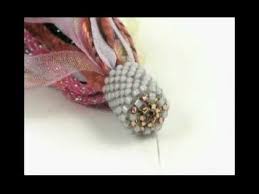 Video Beaded End Cap From Beads East For Use With Multi Fiber Multi Strand Etc Seed Bead Tutorials Bead Weaving Beadwork Tutorial Seed Bead Tutorial