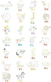 All 26 Letters Alphabet Animals Instant Download Pdf Etsy In 2021 Animal Embroidery Patterns Embroidery Patterns Animal Embroidery