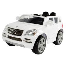 Rollplay 6v Mercedes Benz Gl450 Suv Powered Ride On White Kids Ride On Mercedes Suv Toy Cars For Kids